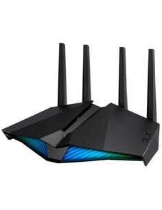 Asus RT-AX82U V2 Router Gaming AX5400 WiFi 6 Dual Band - Vitesse Jusqu'à 5400Mbps - 4 Puertos RJ45 LAN, 1 Puerto RJ45 WAN, 1 Pue