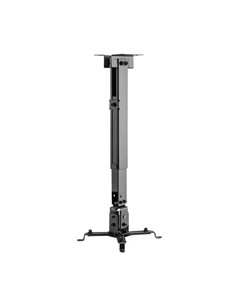 Aisens Support Universal Inclinable et Extensible de Techo/Pared Pour Proyector - Couleur Noir