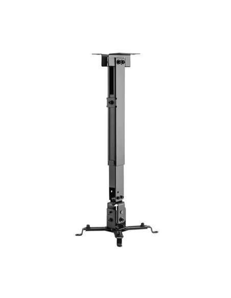 Aisens Support Universal Inclinable et Extensible de Techo/Pared Pour Proyector - Couleur Noir