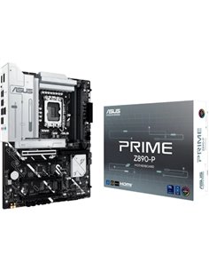 Asus Prime Z890-P Placa Base LGA 1851 - HDMI, DisplayPort, PCIe 4.0 et 5.0, M2, 4x Sata III, USB 2.0, 3.2, USB-C, RJ-45