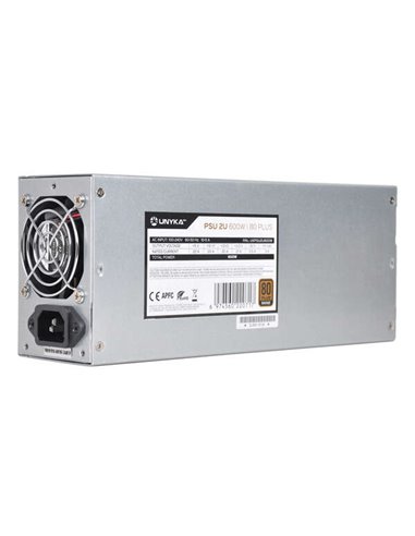 Unykach Flex 2U 600W 80 Plus Bronze Alimentation 600W Flex 2U ATX - APFC - Ventilateur 60mm
