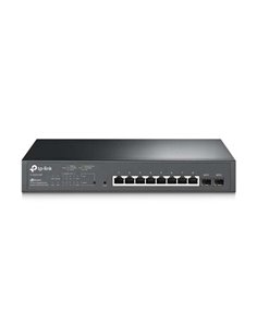 TP-Link Omada Switch Smart Gigabit JetStream - 8 Puertos PoE+ - 2 Ranuras SFP - Montaje en Rack