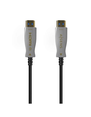 Aisens Câble HDMI V2.0 AOC Premium Haute vitesse / HEC 4K@60Hz 4:4:4 18GBPS - À/M-À/M - 70m - Couleur Noir