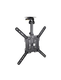 Tooq Support Techo Écran 23-55 Giro 180º - Inclinable - Couleur Noir