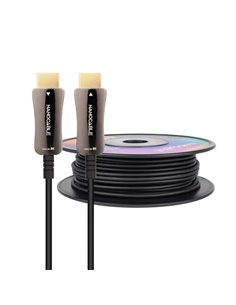 Nanocable Câble HDMI v2.1 AOC Mâle à HDMI v2.1 Mâle 100m - 8K@60Hz 4K@120Hz 48Gbps - Couleur Noir