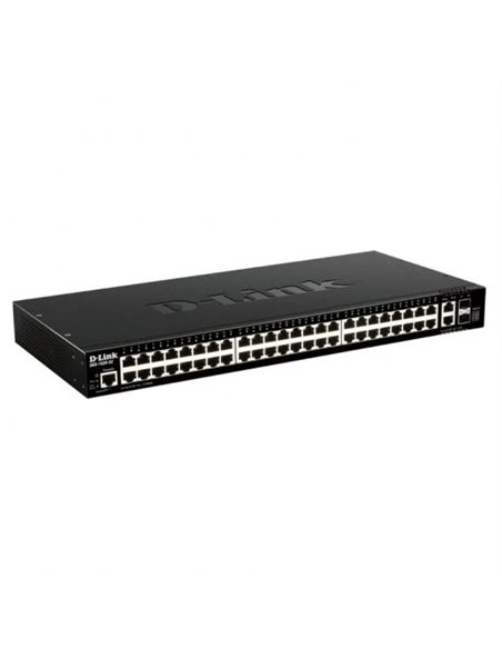 D-Link Switch Apilable 50 Puertos Gigabit + 2 SFP+