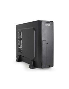 Tooq Boîte Slim MATX TQC-3007U3CD 500W Lector Tarjetas - Couleur Noir