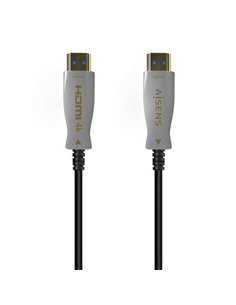 Aisens Câble HDMI V2.0 AOC Premium Haute vitesse / HEC 4K@60Hz 4:4:4 18GBPS - À/M-À/M - 125m - Couleur Noir