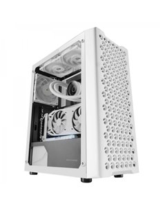 Mars Gaming MC-iPRO Semitorre Profesional - Cristal Templado - Rejilla 3D - Support ATX - Refrigeracion Avanzada - Conectividad 
