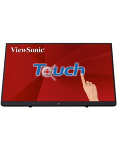 ViewSonic Monitor Tactil LED 22" IPS Full HD 1080p - Respuesta 14ms - USB 3.0, HDMI, VGA, DP et 3.5mm - Angulo de Vision 178º - 
