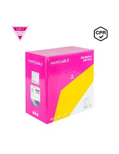 Nanocable Câble Réseau Cat. 7 600Mhz LSZH SFTP PIMF AWG23 100m - Couleur Orange