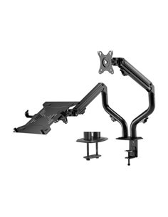 Aisens Support de Mesa Contrapeso Giratorio e Inclinable Pour Portable et Monitor/TV 8Kg de 17-32" - Couleur Noir
