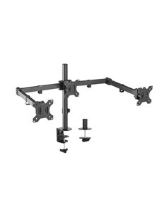 Aisens Support de Mesa Giratorio e Inclinable Pour 3 Monitores (13"-27") - Couleur Noir
