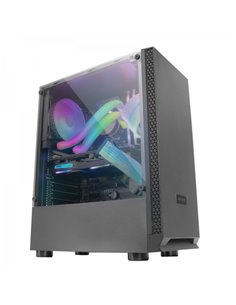 Mars Gaming MCN2 Boîte PC Minimalista - Ventana Latéral - Excelente Refrigeracion - Support ATX/micro-ATX/mini-ITX - Compatible 