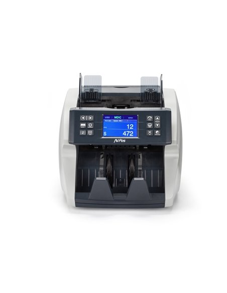 AVPos Contador/Detector de Billetes AVP-DTC180 - Cuenta Cantidad de Billetes, Valor Subtotal et Valor Total - 1200 Billetes min 