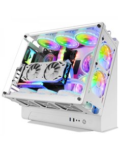 Mars Gaming MCB Boîte PC Custom - Capacité XL - Support Refrigeracion Liquida - Estructura Modular Double caméra - Jusqu'à 10 Ve