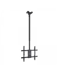 Tooq Support XL de Techo Pour Pantallas 32-75" - Angulo de Giro 180º - Inclinable - Gestion de Cables - Peso Max. 60kg - VESA Ma
