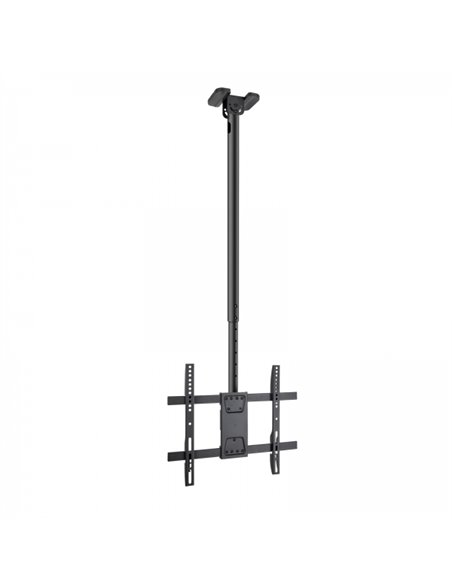 Tooq Support XL de Techo Pour Pantallas 32-75" - Angulo de Giro 180º - Inclinable - Gestion de Cables - Peso Max. 60kg - VESA Ma