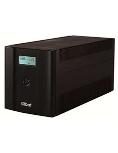 Elbat Delta SAI 2000VA USB - Écran LCD - 4x Shuckos - Estabilizador AVR - Funcion de Arranque en Frio