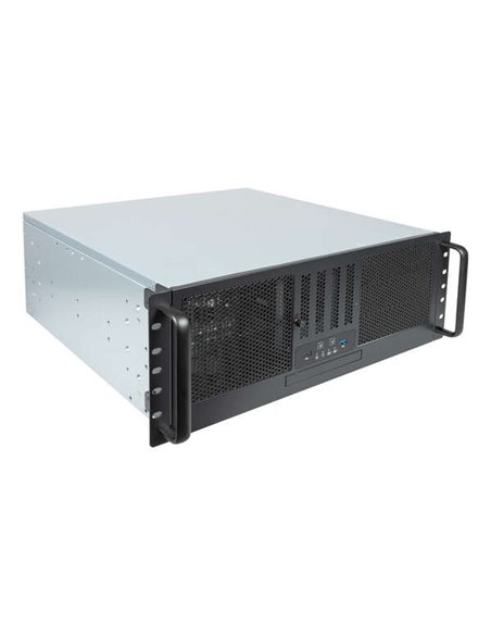Unykach UK4329 Boîte Rack 4U 19" - Tamaños de Disco Soportados 3.5", 2.5" - Bahia ODD - Filtro Antipolvo - USB-À 3.2, USB-C - Co