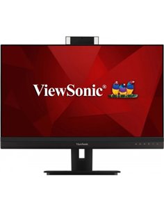 ViewSonic VG2756V-2K Monitor LED 27" IPS QHD 2K HDR - Respuesta 5ms - Altavoces 10W - Webcam - 16:9 - Réglable en Altura, Girato