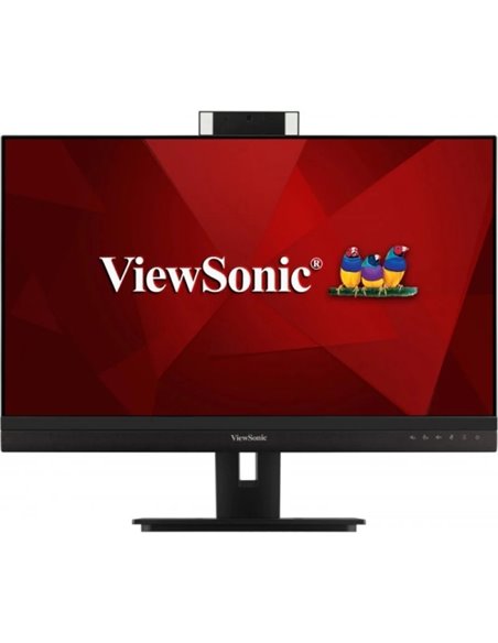 ViewSonic VG2756V-2K Monitor LED 27" IPS QHD 2K HDR - Respuesta 5ms - Altavoces 10W - Webcam - 16:9 - Réglable en Altura, Girato