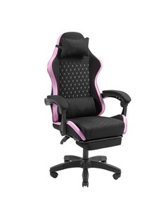 Mars Gaming MGC-X FABRIC Silla Gaming Ergonomica - Reposapies Extensible - Cojines Lumbar et Cervical - 660x540x1250mm - Tejido 