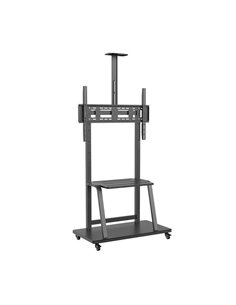 Aisens Support de Suelo Eco Avec Rueda - Bandeja Pour Dvd Et Support de Appareil photo Pour Monitor/TV 150Kg de 37-100 - Couleur