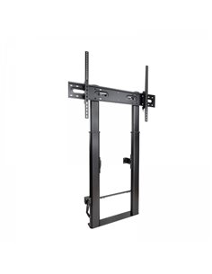 Tooq Lottus Support de Suelo/Pared Pour Pantallas de 55-100" - Regulacion de Altura - Peso Max 100kg - VESA Max 1000x600 - Coule