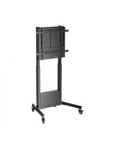 Aisens Support de Suelo Contrapeso Avec Rueda Pour Monitor/TV de 60”-100” - Acier de Haute résistance - Ajuste de Altura Sans Es
