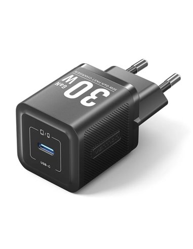 Vention Cargador de Pared - 30W - GaN - USB-C - Charge rapide - Tecnologia PPS - Couleur Noir