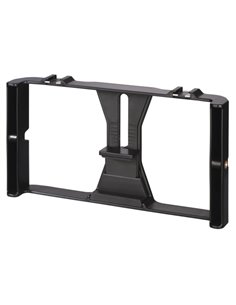 Hama Support de Smartphone - Rosca 1/4" Pour Tripode - Peso Max 300g - Ancho Dispositivo de 4.8 à 10.5cm - 25x13x8.5cm - Couleur