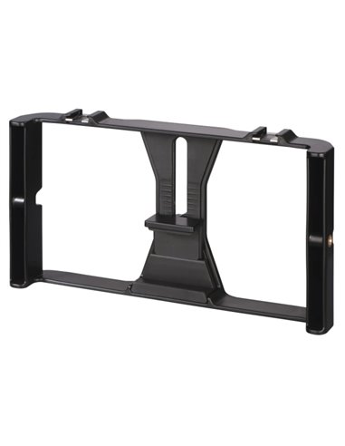 Hama Support de Smartphone - Rosca 1/4" Pour Tripode - Peso Max 300g - Ancho Dispositivo de 4.8 à 10.5cm - 25x13x8.5cm - Couleur