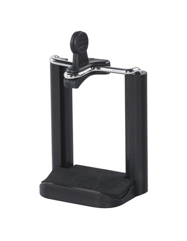 Hama Support de Smartphone Pour Tripode - Rosca 1/4" - Peso Max 300g - Ancho Dispositivo de 5.5 à 8.2cm - Couleur Noir