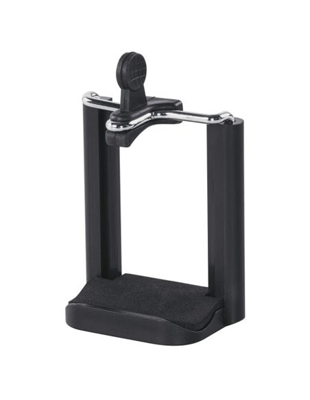 Hama Support de Smartphone Pour Tripode - Rosca 1/4" - Peso Max 300g - Ancho Dispositivo de 5.5 à 8.2cm - Couleur Noir