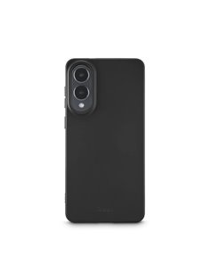 Hama Fantastic Feel Housse Pour Samsung Galaxy S25 Edge - Poliuretano Termoplastico - Bordes Elevados - Couleur Noir