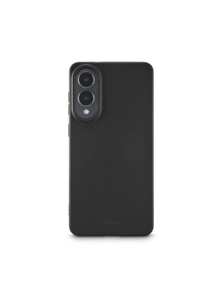 Hama Fantastic Feel Housse Pour Samsung Galaxy S25 Edge - Poliuretano Termoplastico - Bordes Elevados - Couleur Noir