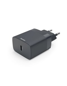 Hama Cargador de Pared - Potencia 30W - USB-C - Power Delivery - Couleur Gris