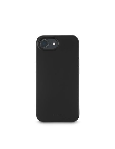 Hama Fantastic Feel Housse Pour iPhone 16E - Poliuretano Termoplastico - Bordes Elevados - Couleur Noir