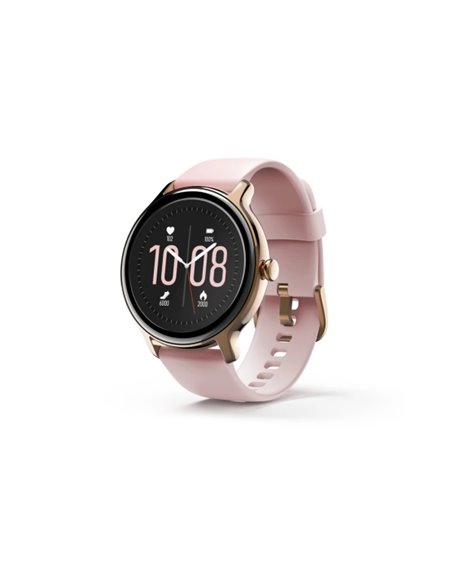 Hama 4910 Reloj Intelligente Smartwatch - Bluetooth 5.1 - Aluminium - Écran LCD 1.09" - IP68 - Autonomie jusqu'à 6 Dias - 4.5x4.