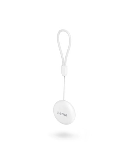 Hama Find My Device Pack de 2 Localizadores Antiperdida Pour Android - Bluetooth - Autonomie jusqu'à 365 Dias - Couleur Blanc