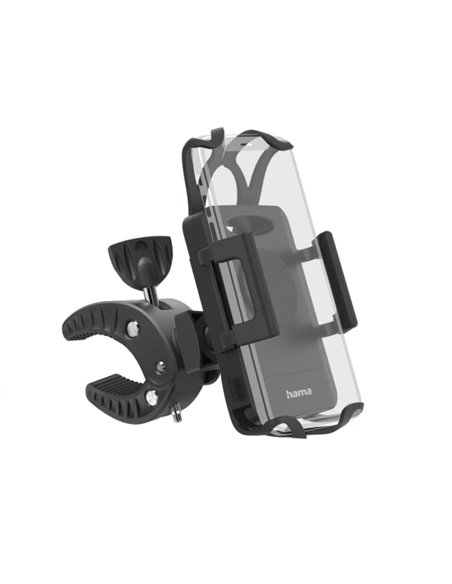 Hama Strong Support de Bicicleta Pour Smartphone - Ancho Dispositivo de 5 à 9cm - Peso Max 230g - Universal - Manillares Jusqu'à