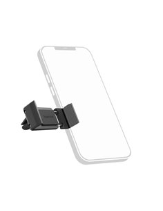 Hama Flipper Support de Coche Pour Smartphone - Pinza Pour Rejilla - Ancho Dispositivo de 6 à 8cm - Universal - Couleur Noir