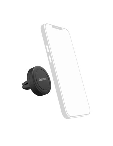 Hama Support de Coche Pour Smartphone - Magnetico - Pinza Pour Rejilla - Universal - Couleur Noir