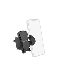 Hama Move Support de Coche Pour Smartphone - Peso Max 250g - Pinza Pour Rejilla - Ancho Dispositivo de 4.5 à 9cm - Universal - C