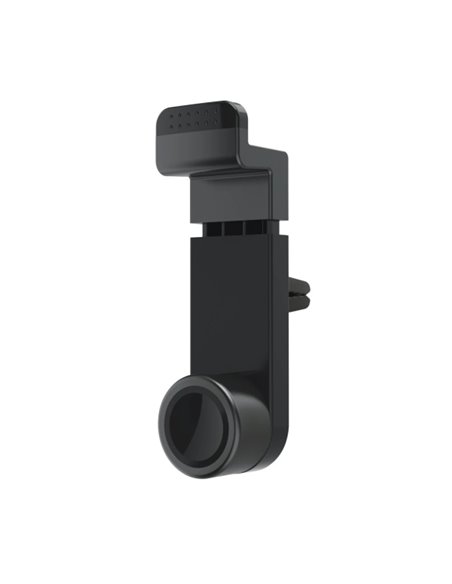 Hama Flipper Support de Coche Pour Smartphone - Pinza Pour Rejilla - Ancho Dispositivo de 4.8 à 9cm - Couleur Noir