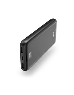Hama Batterie Externa Powerbank 10000mAh - Polimero de Litio - USB-C - USB-À - Charge rapide - 3 Conexiones de Sortie - Écran di