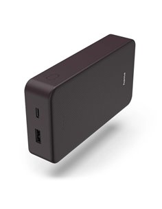 Hama Colour 20 Batterie Externa Powerbank 20000mAh - Polimero de Litio - USB-C - USB-À - Charge rapide - Indicateur LED de Charg