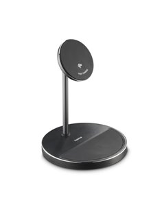 Hama Qi2 Cargador Inalambrico - Potencia 5W - USB-C - Charge rapide - Couleur Noir