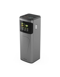 Hama High Power Batterie Externa Powerbank 24000mAh - Potencia 150W - USB-C - USB-À - Power Delivery - Écran TFT - Indicateur de